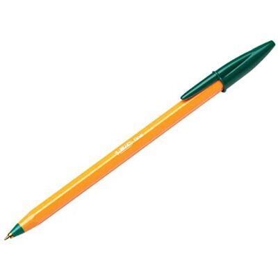BIC Orange Original Stylos-Bille Pointe Fine (0,8 mm) Vert, Boîte de 20 - Publicité BIC Orange Original Stylos-Bille Pointe Fine (0,8 mm) Vert, Boîte de 20 - Publicité