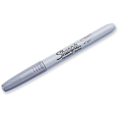 Sharpie Marqueur permanent métallique à pointe fine argent 1 Unité - Publicité Sharpie Marqueur permanent métallique à pointe fine argent 1 Unité - Publicité