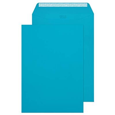Blake Creative Colour C4 229 x 324 mm 120 g/m² Enveloppes Pochettes Bande Adhésive (409P) Bleu Cocktail Boîte de 250 - Publicité Blake Creative Colour C4 229 x 324 mm 120 g/m² Enveloppes Pochettes Bande Adhésive (409P) Bleu Cocktail Boîte de 250 - Publicité