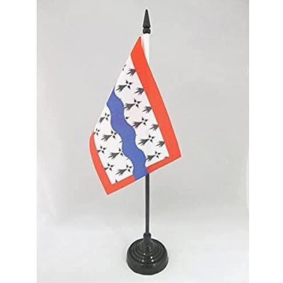 AZ FLAG Drapeau De Table Haute-Vienne 15x10 cm Mini Drapeau Du Département De La Haute-Vienne De Bureau 100% Polyester Avec Hampe De 25cm Et Socle En Plastique Noir - Publicité AZ FLAG Drapeau De Table Haute-Vienne 15x10 cm Mini Drapeau Du Département De La Haute-Vienne De Bureau 100% Polyester Avec Hampe De 25cm Et Socle En Plastique Noir - Publicité