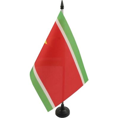 AZ FLAG Drapeau De Table Guadeloupe indépendant 21x14 cm Petit Drapeau Guadeloupéen De Bureau 100% Polyester Avec Hampe De 25cm Et Socle En Plastique Noir - Publicité AZ FLAG Drapeau De Table Guadeloupe indépendant 21x14 cm Petit Drapeau Guadeloupéen De Bureau 100% Polyester Avec Hampe De 25cm Et Socle En Plastique Noir - Publicité