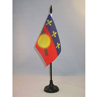 AZ FLAG Drapeau De Table Guadeloupe alternatif 15x10 cm Mini Drapeau Guadeloupéen De Bureau 100% Polyester Avec Hampe De 25cm Et Socle En Plastique Noir - Publicité AZ FLAG Drapeau De Table Guadeloupe alternatif 15x10 cm Mini Drapeau Guadeloupéen De Bureau 100% Polyester Avec Hampe De 25cm Et Socle En Plastique Noir - Publicité