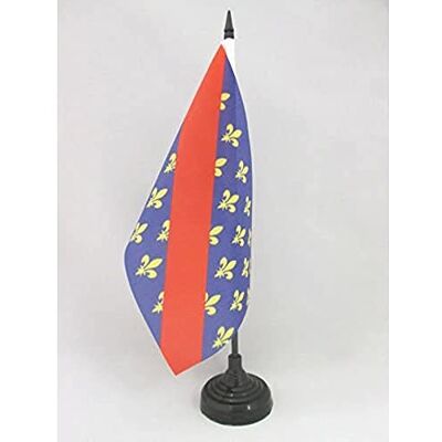 AZ FLAG Drapeau De Table Province du Bourbonnais 21x14 cm Petit Drapeau Bourbon De Bureau 100% Polyester Avec Hampe De 25cm Et Socle En Plastique Noir - Publicité AZ FLAG Drapeau De Table Province du Bourbonnais 21x14 cm Petit Drapeau Bourbon De Bureau 100% Polyester Avec Hampe De 25cm Et Socle En Plastique Noir - Publicité