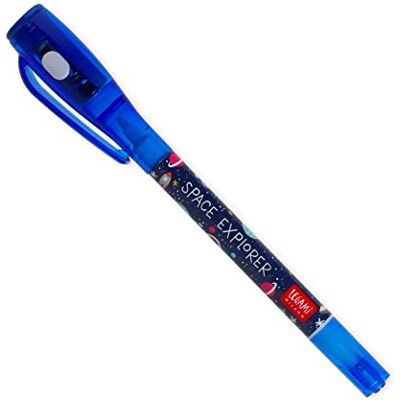 LEGAMI Stylo avec Encre Invisible, Stylo Espion, Double Pointe, Lumière UV pour lire l'Encre Invisible pour les Fêtes d'Enfants, Thème Space - Publicité LEGAMI Stylo avec Encre Invisible, Stylo Espion, Double Pointe, Lumière UV pour lire l'Encre Invisible pour les Fêtes d'Enfants, Thème Space - Publicité