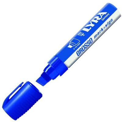 LYRA Marqueur indélébile 4/12 mm bleu 4030 - Publicité LYRA Marqueur indélébile 4/12 mm bleu 4030 - Publicité