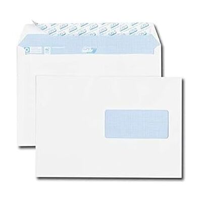 GPV 2719 500 enveloppes auto-adhésives Fenêtre 45x100 162 x 229 mm Blanc - Publicité GPV 2719 500 enveloppes auto-adhésives Fenêtre 45x100 162 x 229 mm Blanc - Publicité