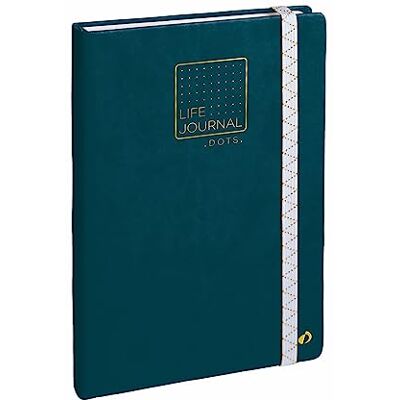 QUO VADIS Carnet Bullet journal ML Life Journal Bleu Canard 15x21 cm - Publicité QUO VADIS Carnet Bullet journal ML Life Journal Bleu Canard 15x21 cm - Publicité