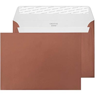 Blake Creative Shine C5 162 x 229 mm 130 g/m² Enveloppes Bande Adhésive Bronze Métallique (331) Bronze Métallique Boîte de 500 - Publicité Blake Creative Shine C5 162 x 229 mm 130 g/m² Enveloppes Bande Adhésive Bronze Métallique (331) Bronze Métallique Boîte de 500 - Publicité