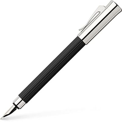 Graf von Faber-Castell 141500 Stylo plume Tamitio noir, largeur de plume M, 1 pièce - Publicité Graf von Faber-Castell 141500 Stylo plume Tamitio noir, largeur de plume M, 1 pièce - Publicité