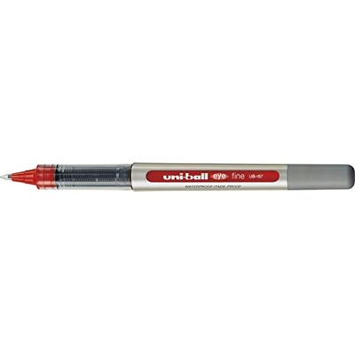 uni-ball 148121 Roller à encre Eye UB-157, fine, 0,4 mm, rouge, 1 pièce - Publicité uni-ball 148121 Roller à encre Eye UB-157, fine, 0,4 mm, rouge, 1 pièce - Publicité