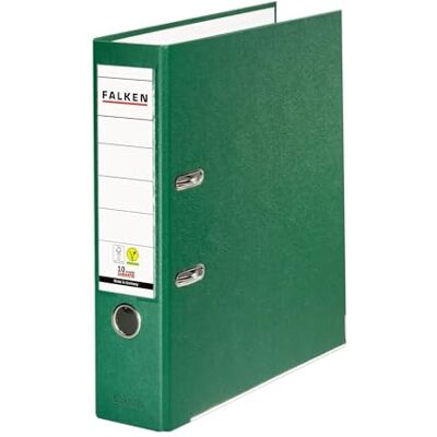 FALKEN Classeur Rigide Largeur du dos : 80 mm. breit vert - Publicité FALKEN Classeur Rigide Largeur du dos : 80 mm. breit vert - Publicité