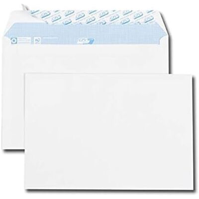 GPV Boîte de 500 enveloppes C5 162 x 229 mm blanches auto-adhésives 90g - Publicité GPV Boîte de 500 enveloppes C5 162 x 229 mm blanches auto-adhésives 90g - Publicité