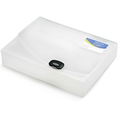 Rapesco 0714 Boîte à Documents Rigide, Format A4, Capacité de 60 mm ou 600 Feuilles, Incolore - Publicité Rapesco 0714 Boîte à Documents Rigide, Format A4, Capacité de 60 mm ou 600 Feuilles, Incolore - Publicité