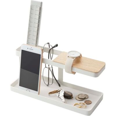 YAMAZAKI Organiseur de Bureau, Acier, Blanc, Taille Unique - Publicité YAMAZAKI Organiseur de Bureau, Acier, Blanc, Taille Unique - Publicité