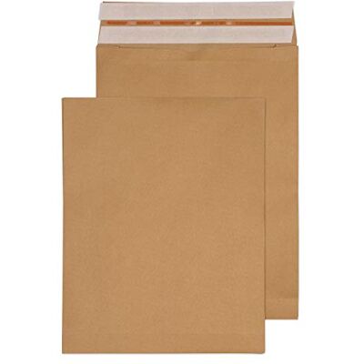 Blake Vita (KBB170) Lot de 100 pochettes recyclées en kraft sans plastique 80 mm 480 x 380 mm - Publicité Blake Vita (KBB170) Lot de 100 pochettes recyclées en kraft sans plastique 80 mm 480 x 380 mm - Publicité