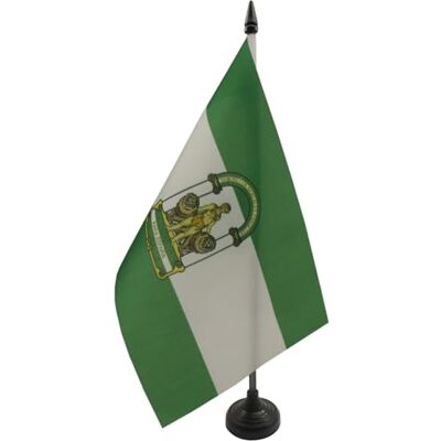 AZ FLAG Drapeau De Table Andalousie 21x14 cm Petit Drapeau Andalous De Bureau 100% Polyester Avec Hampe De 25cm Et Socle En Plastique Noir - Publicité AZ FLAG Drapeau De Table Andalousie 21x14 cm Petit Drapeau Andalous De Bureau 100% Polyester Avec Hampe De 25cm Et Socle En Plastique Noir - Publicité