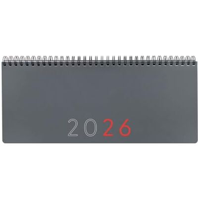 Finocam Agenda + notes semainier 2026 Vue hebdomadaire + notes janvier 2026 à décembre 2026 (12 mois) Gris espagnol - Publicité Finocam Agenda + notes semainier 2026 Vue hebdomadaire + notes janvier 2026 à décembre 2026 (12 mois) Gris espagnol - Publicité