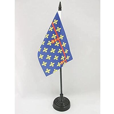 AZ FLAG Drapeau De Table Comté d'Artois 15x10 cm Mini Drapeau Artois De Bureau 100% Polyester Avec Hampe De 25cm Et Socle En Plastique Noir - Publicité AZ FLAG Drapeau De Table Comté d'Artois 15x10 cm Mini Drapeau Artois De Bureau 100% Polyester Avec Hampe De 25cm Et Socle En Plastique Noir - Publicité