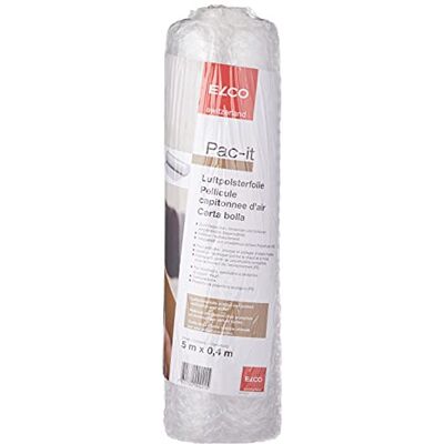 Elco Rouleau Bulle d'Air Pellicule plastique 500 x 40 mm Transparent - Publicité Elco Rouleau Bulle d'Air Pellicule plastique 500 x 40 mm Transparent - Publicité