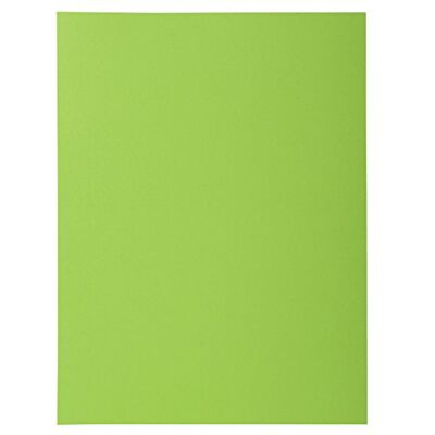 Exacompta Réf. 218013E Paquet de 50 chemises rigides avec 1 rabat ROCK''S 210 g/m² couleurs vives chemises certifiées PEFC™ dimensions 24 x 32 cm pour documents format A4 couleur vert - Publicité Exacompta Réf. 218013E Paquet de 50 chemises rigides avec 1 rabat ROCK''S 210 g/m² couleurs vives chemises certifiées PEFC™ dimensions 24 x 32 cm pour documents format A4 couleur vert - Publicité