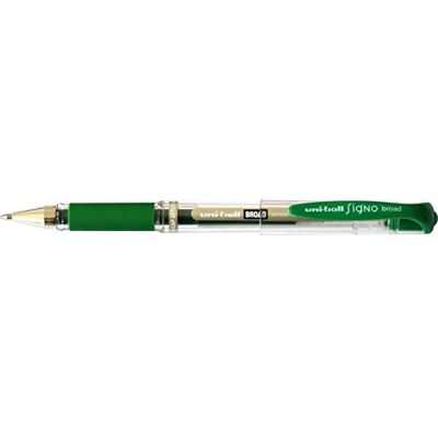 uni-ball Faber-Castell 506535 Signo Broad UM-153 Stylo-Roller à Encre Gel 1 mm Vert - Publicité uni-ball Faber-Castell 506535 Signo Broad UM-153 Stylo-Roller à Encre Gel 1 mm Vert - Publicité