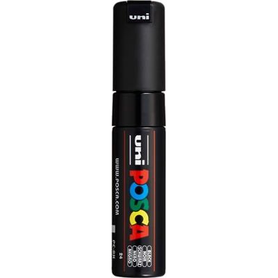 POSCA UNIBALL Marqueur peinture à l'eau, encre à pigmentation noir, pointe large UNI PC8K - Publicité POSCA UNIBALL Marqueur peinture à l'eau, encre à pigmentation noir, pointe large UNI PC8K - Publicité