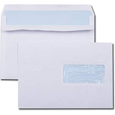 GPV Boite de 500 Enveloppes Format C5 (162x229 mm), fenêtre de 45x100 mm, qualité papier blanc : 80 g/m2 Certifié PEFC - Publicité GPV Boite de 500 Enveloppes Format C5 (162x229 mm), fenêtre de 45x100 mm, qualité papier blanc : 80 g/m2 Certifié PEFC - Publicité