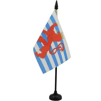 AZ FLAG Drapeau De Table Luxembourg avec lion 15x10 cm Mini Drapeau Luxembourgeois De Bureau 100% Polyester Avec Hampe De 25cm Et Socle En Plastique Noir - Publicité AZ FLAG Drapeau De Table Luxembourg avec lion 15x10 cm Mini Drapeau Luxembourgeois De Bureau 100% Polyester Avec Hampe De 25cm Et Socle En Plastique Noir - Publicité