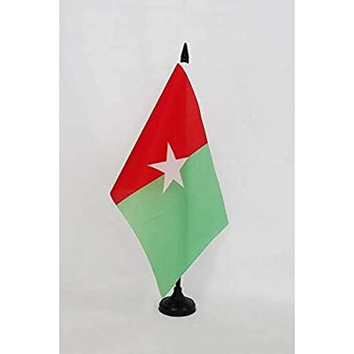 AZ FLAG Drapeau De Table Jubaland indépendantiste en Somalie 21x14 cm Petit Drapeau De Jubaland De Bureau 100% Polyester Avec Hampe De 25cm Et Socle En Plastique Noir - Publicité AZ FLAG Drapeau De Table Jubaland indépendantiste en Somalie 21x14 cm Petit Drapeau De Jubaland De Bureau 100% Polyester Avec Hampe De 25cm Et Socle En Plastique Noir - Publicité