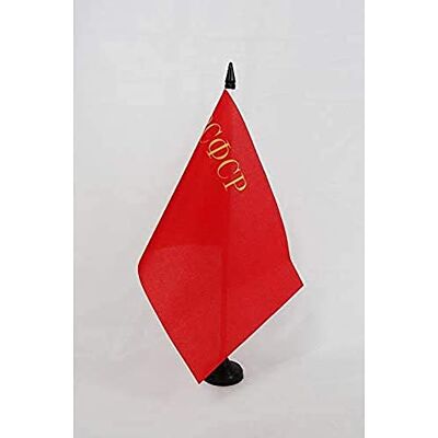 AZ FLAG Drapeau De Table Russie RSFSR 1937-1954 21x14 cm Petit Drapeau De La Rsfs Russe De Bureau 100% Polyester Avec Hampe De 25cm Et Socle En Plastique Noir - Publicité AZ FLAG Drapeau De Table Russie RSFSR 1937-1954 21x14 cm Petit Drapeau De La Rsfs Russe De Bureau 100% Polyester Avec Hampe De 25cm Et Socle En Plastique Noir - Publicité
