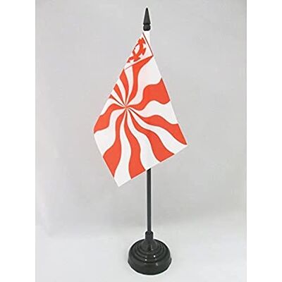 AZ FLAG Drapeau De Table République de Mulhouse 15x10 cm Mini Drapeau De Mulhouse De Bureau 100% Polyester Avec Hampe De 25cm Et Socle En Plastique Noir - Publicité AZ FLAG Drapeau De Table République de Mulhouse 15x10 cm Mini Drapeau De Mulhouse De Bureau 100% Polyester Avec Hampe De 25cm Et Socle En Plastique Noir - Publicité
