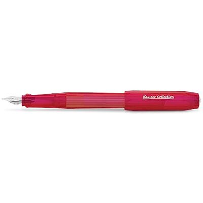 Kaweco COLLECTION PERKEO Stylo-plume infrarouge, pour cartouches d'encre, pour débutants, avec poignée ergonomique pour une écriture confortable, largeur de plume : M (moyenne) - Publicité Kaweco COLLECTION PERKEO Stylo-plume infrarouge, pour cartouches d'encre, pour débutants, avec poignée ergonomique pour une écriture confortable, largeur de plume : M (moyenne) - Publicité