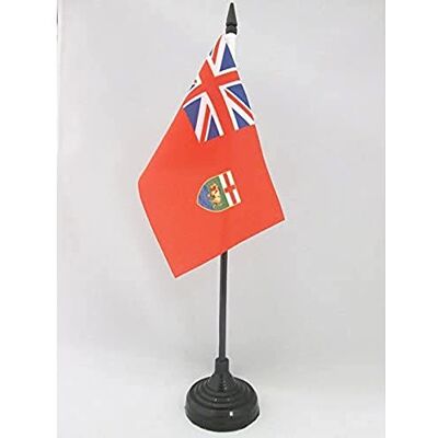 AZ FLAG Drapeau De Table Manitoba 15x10 cm Mini Drapeau De Manitoba De Bureau 100% Polyester Avec Hampe De 25cm Et Socle En Plastique Noir - Publicité AZ FLAG Drapeau De Table Manitoba 15x10 cm Mini Drapeau De Manitoba De Bureau 100% Polyester Avec Hampe De 25cm Et Socle En Plastique Noir - Publicité