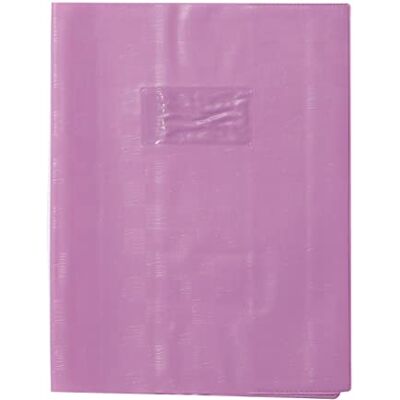 Calligraphe 71106AMZC Un Protège-Cahier Grain Madras Violet 17x22 cm 22/100ème avec Porte-Étiquette et Marque-Pages PVC Opaque - Publicité Calligraphe 71106AMZC Un Protège-Cahier Grain Madras Violet 17x22 cm 22/100ème avec Porte-Étiquette et Marque-Pages PVC Opaque - Publicité