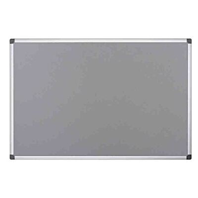 Bi-Office Tableau d'Affichage en Feutre Gris Maya, Cadre en Aluminium, 60x45 cm - Publicité Bi-Office Tableau d'Affichage en Feutre Gris Maya, Cadre en Aluminium, 60x45 cm - Publicité