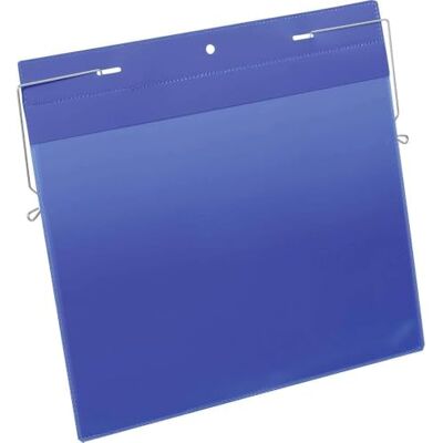 Durable 175407 Lot de 50 Pochettes Logistiques avec Fil de Suspension A4 Paysage 297x210 mm Bleu - Publicité Durable 175407 Lot de 50 Pochettes Logistiques avec Fil de Suspension A4 Paysage 297x210 mm Bleu - Publicité