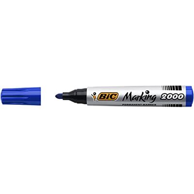 BIC Marqueur Permanent MARKING 2000 pointe Ogive Large Bleu - Publicité BIC Marqueur Permanent MARKING 2000 pointe Ogive Large Bleu - Publicité