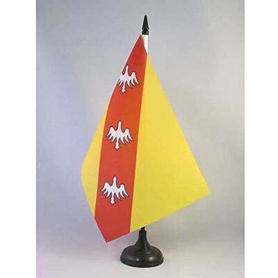 AZ FLAG Drapeau De Table Grand-gouvernement de Lorraine-et-Barrois 21x14 cm Petit Drapeau Lorrain De Bureau 100% Polyester Avec Hampe De 25cm Et Socle En Plastique Noir - Publicité AZ FLAG Drapeau De Table Grand-gouvernement de Lorraine-et-Barrois 21x14 cm Petit Drapeau Lorrain De Bureau 100% Polyester Avec Hampe De 25cm Et Socle En Plastique Noir - Publicité