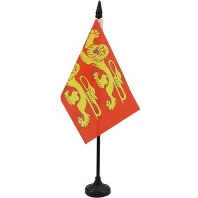 AZ FLAG Drapeau De Table Basse-Normandie 15x10 cm Mini Drapeau Bas-Normand De Bureau 100% Polyester Avec Hampe De 25cm Et Socle En Plastique Noir - Publicité AZ FLAG Drapeau De Table Basse-Normandie 15x10 cm Mini Drapeau Bas-Normand De Bureau 100% Polyester Avec Hampe De 25cm Et Socle En Plastique Noir - Publicité