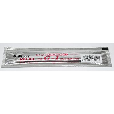 PILOT Recharge Encre Gel Rouge 0.3 mm pour G-1 0.5/G-1 Grip 0.5 - Publicité PILOT Recharge Encre Gel Rouge 0.3 mm pour G-1 0.5/G-1 Grip 0.5 - Publicité
