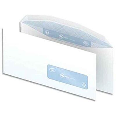 Visiodirect Boîte de 1000 enveloppes blanches gommées 80g mise sous pli automatique DL2 114X229 fenêtre 45x100 - Publicité Visiodirect Boîte de 1000 enveloppes blanches gommées 80g mise sous pli automatique DL2 114X229 fenêtre 45x100 - Publicité