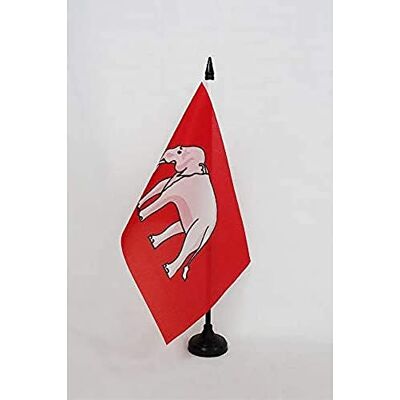 AZ FLAG Drapeau De Table Royaume du Siam 1350-1939 21x14 cm Petit Drapeau De La Thaïlande De Bureau 100% Polyester Avec Hampe De 25cm Et Socle En Plastique Noir - Publicité AZ FLAG Drapeau De Table Royaume du Siam 1350-1939 21x14 cm Petit Drapeau De La Thaïlande De Bureau 100% Polyester Avec Hampe De 25cm Et Socle En Plastique Noir - Publicité