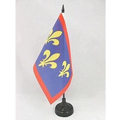 AZ FLAG Drapeau De Table Province du Berry 21x14 cm Petit Drapeau Du Berri Français De Bureau 100% Polyester Avec Hampe De 25cm Et Socle En Plastique Noir - Publicité AZ FLAG Drapeau De Table Province du Berry 21x14 cm Petit Drapeau Du Berri Français De Bureau 100% Polyester Avec Hampe De 25cm Et Socle En Plastique Noir - Publicité