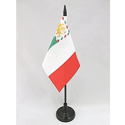 AZ FLAG Drapeau De Table Gouvernement de Venise 15x10 cm Mini Drapeau Italien Ancien De Bureau 100% Polyester Avec Hampe De 25cm Et Socle En Plastique Noir - Publicité AZ FLAG Drapeau De Table Gouvernement de Venise 15x10 cm Mini Drapeau Italien Ancien De Bureau 100% Polyester Avec Hampe De 25cm Et Socle En Plastique Noir - Publicité