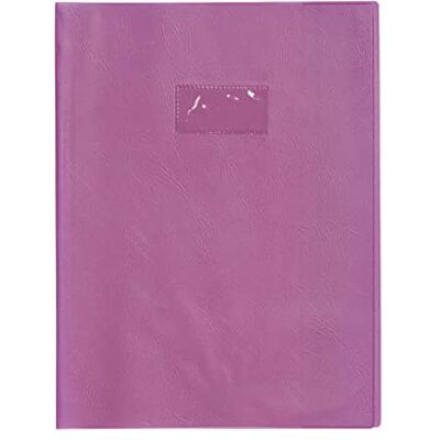 Calligraphe Protège-cahier Grain Cuir 20/100ème 21x29,7 violet - Publicité Calligraphe Protège-cahier Grain Cuir 20/100ème 21x29,7 violet - Publicité