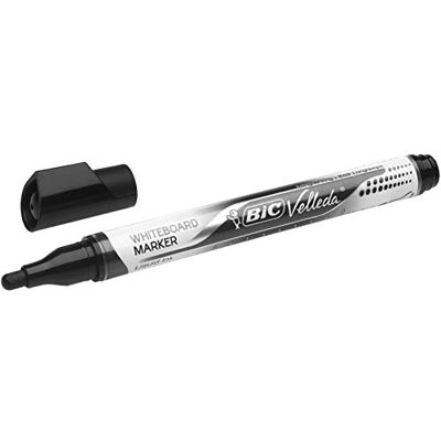 BIC VELLEDA Feutre tableau blanc effaçable LIQUID INK Pocket Pte Ogive Moy. Noir - Publicité BIC VELLEDA Feutre tableau blanc effaçable LIQUID INK Pocket Pte Ogive Moy. Noir - Publicité