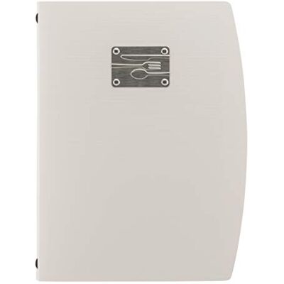SECURIT Rio support pour menu Format A4 Avec 1 Pochette double – Blanc - Publicité SECURIT Rio support pour menu Format A4 Avec 1 Pochette double – Blanc - Publicité
