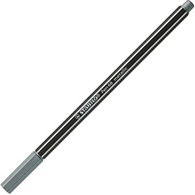 Stylo-feutre STABILO Pen 68 Argent Métallique - Felt-tip pens - Publicité Stylo-feutre STABILO Pen 68 Argent Métallique - Felt-tip pens - Publicité