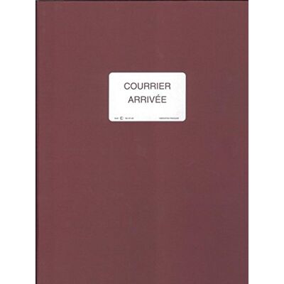 Elve Lebon et Vernay SP420 Registre pour enregistrement du courrier arrivée 150 pages, 25x32cm bordeaux - Publicité Elve Lebon et Vernay SP420 Registre pour enregistrement du courrier arrivée 150 pages, 25x32cm bordeaux - Publicité
