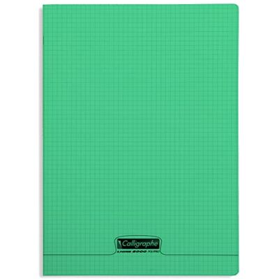 Calligraphe 18385C Un Cahier Agrafé Vert (une Marque de Clairefontaine) 24x32 cm 96 Pages Petits Carreaux Papier Blanc 90 g Couverture Polypro Transparent - Publicité Calligraphe 18385C Un Cahier Agrafé Vert (une Marque de Clairefontaine) 24x32 cm 96 Pages Petits Carreaux Papier Blanc 90 g Couverture Polypro Transparent - Publicité